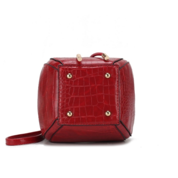 MKF Cassidy Crocodile Embossed Shoulder Bag - Picture 8 of 10